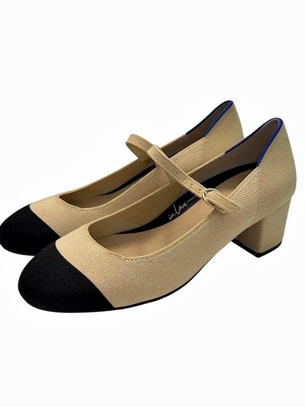 Rothy's The Mary Jane Heel Color Block Flats US 7